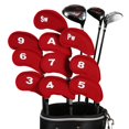 thumbnail image 3 of 10-Piece Club Protective Rod Cap Sleeves Set for Enhanced Grip and Shaft Guard, 3 of 3