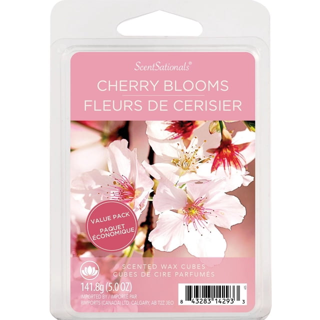 ScentSationals Scented Wax Cubes Value Pack - Cherry Blooms
