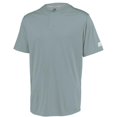 thumbnail image 1 of Chandail de Performance pour Adulte Uni à Deux Boutons, Gris Baseball - Très Grand, 1 of 1