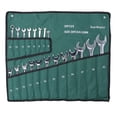 thumbnail image 2 of Combination Wrench Set, Chrome Plated Dual Wrench 6-32mm Metric Rustproof with Canvas Bag for Industrial Use, 2 of 7