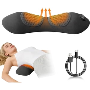 2026 Mise à jour 3 en 1 Back Therapy, masseur de dos rechargeable, masseurs de dos triple fusion à la tige lisse, compresseur chaud à température constante à trois vitesses, pour cou, épaules et dos