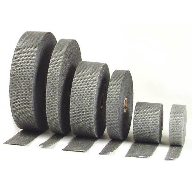 Design Engineering DEI 010107 Exhaust System Wrap 50 Foot Roll 1 Inch Width Black Composite Fiberglass