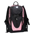 thumbnail image 2 of Roller Skate Backpack, Ice Skate Carrier, Shoe Bag, Inline Skating Bag for Speed Pink Large, 2 of 7