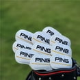 thumbnail image 4 of Ensemble de Couvre-Chefs en Fer de Golf PING – Lot de 4 (G4001+3+5+UT) Housses Protectrices à Ajustement Universel pour Clubs de Golf, Conception Durable et Légère, Accessoire de Sport Résistant aux Rayures et à la Poussière pour Golfeurs, 4 of 6