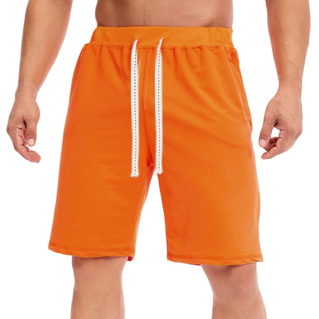 EOYWHK Athletic Shorts for Men Elastic Waist Workout Shorts 5" Inseam Summer Breathable Gym Shorts with Drawstring Pockets