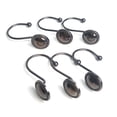 thumbnail image 4 of TIMIFIS Hooks for Hanging Shower Curtain Hooks Rings, Rustproof Metal Shower Curtain Rings for Bathroom Shower Rods Curtains, 12Pcs Towel Hooks for Bathrooms, 4 of 6