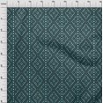 thumbnail image 3 of oneOone Polyester Lycra Fabric Ethnic Geometric Flame Stitch Print Fabric BTY 56 Inch Wide, 3 of 4