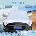 thumbnail image 4 of Universal Half Car Cover Waterproof Outdoor Cover Oxford Sun Rain Uv Protection Dustproof Snowproof Car Body Cover for SUV Sedan, 4 of 5