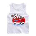 thumbnail image 1 of RXIRUCGD 2025 Vêtements d'Été pour Enfants Chemise de Base à Col Rond Sans Manches pour Garçons, 1 of 2