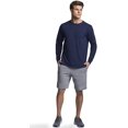 thumbnail image 2 of Russell Athletic T-Shirt de Performance Essentiel 60/40 à Manches Longues, G, Marine, 2 of 3