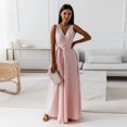 thumbnail image 2 of B91xZ Robe Cocktail Femme Épaules Dénudées Haute Fente Longue Robe de Soirée Formelle, RD1 S, 2 of 5