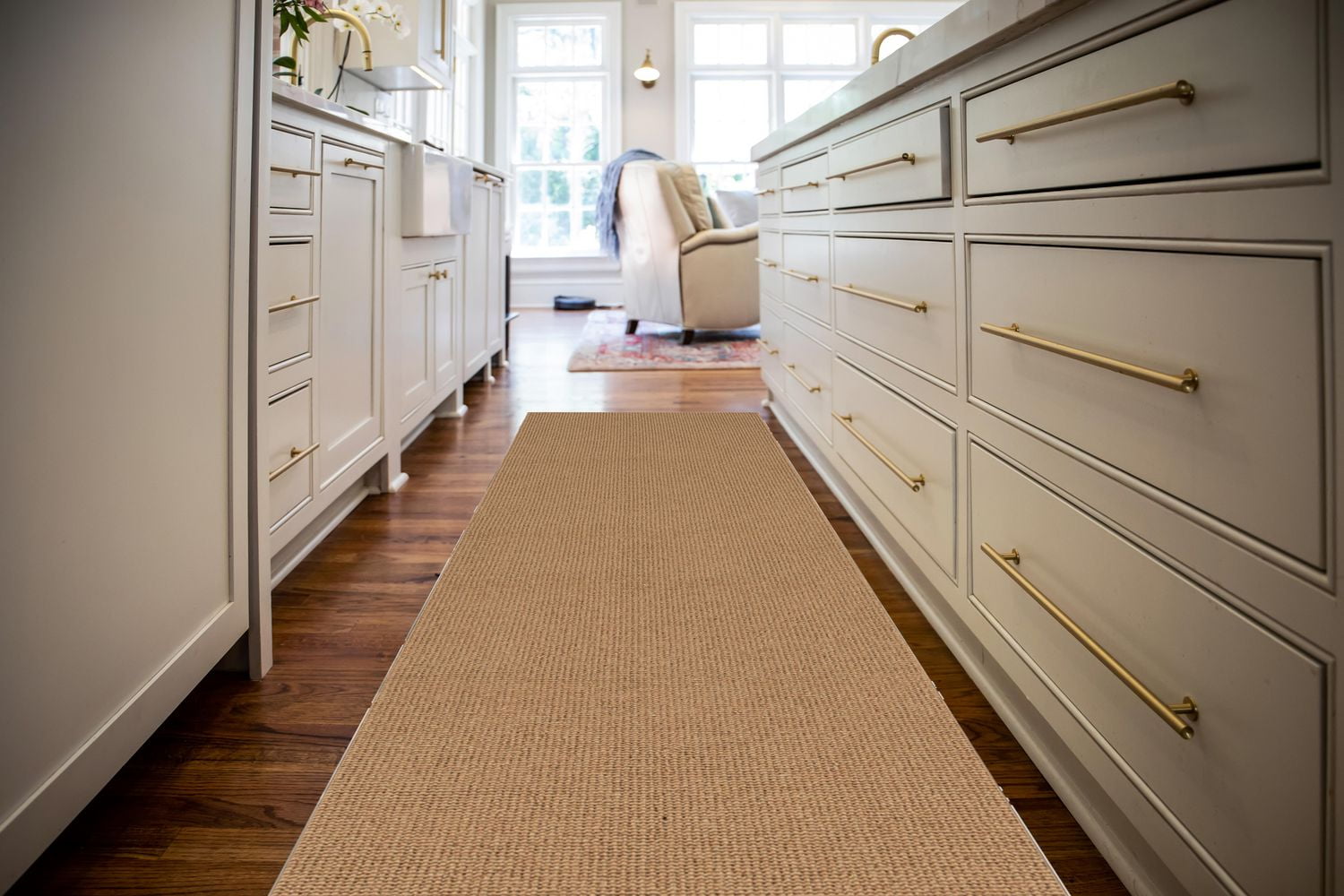 Tapis de couloir Rhodes liège 2 pi 6 po x 9 pi