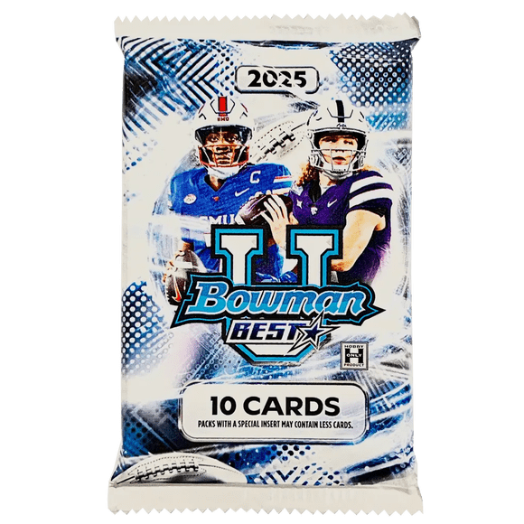 2025 Bowman University Best Football Hobby (Single pack sales)