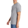 thumbnail image 3 of Hanes T-Shirt pour Hommes Beefy Lot de 2, S, Acier Clair, 3 of 5
