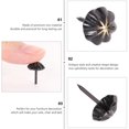 thumbnail image 4 of MERRYHAPY 100 Pcs Adhésifs pour Tissus d'Ameublement Tête Ronde pour Projets de Rénovation et d'Artisanat, 4 of 6