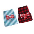 thumbnail image 1 of a Hammock Walking Rope Blue Extra Small Glass Cage Dwarf Ferret Russian Outfits Small Animals Traction Rope Chest Strap Red Grid Blue Stripes 2 Pieces, 1 of 7