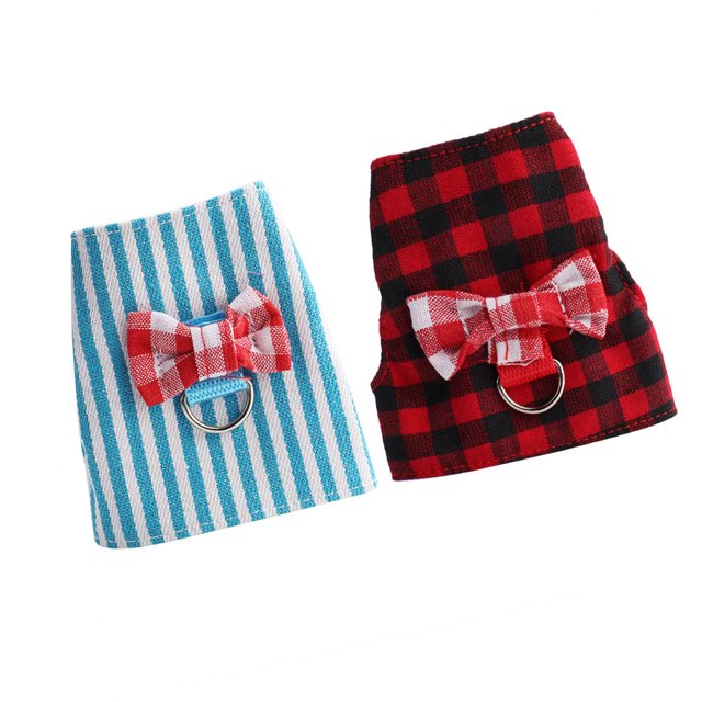 a Hammock Walking Rope Blue Extra Small Glass Cage Dwarf Ferret Russian Outfits Small Animals Traction Rope Chest Strap Red Grid Blue Stripes 2 Pieces