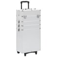 thumbnail image 1 of vidaXL Make-up Trolley Aluminium Silver, 1 of 5