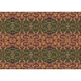 thumbnail image 1 of Ahgly Tapis Rectangulaire Lavable en Machine Intérieur Transitionnel Brun Cannelle, 5 Pieds x 7 Pieds, 1 of 7