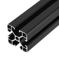 thumbnail image 1 of 4PCS T Slot 4040 Aluminum Extrusion, 1220mm European Standard Anodized Linear Rail Profile Framing for 3D Printer Parts CNC DIY Projects, Black, 1 of 5