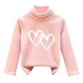 thumbnail image 1 of Girls Fall Shirts And Tops High Collar Velvet Warmth Soft Unisex F Going Out Fall Tops for 7-8 Years, 1 of 3