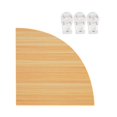 thumbnail image 3 of simhoa Étagère d'Angle Suspendue Murale Support de Rangement pour Livres Étagères Flottantes d'Angle Murales 15 cm, 3 of 8