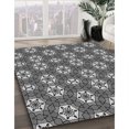 thumbnail image 3 of Ahgly Company Tapis Rectangulaire Lavable en Machine Intérieur Transitionnel Gris Foncé, 3 Pieds x 5 Pieds, 3 of 7