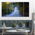 thumbnail image 1 of Marche Seul sur la Route - Impression d'Art Photo de Paysage sur Toile, 1 of 3