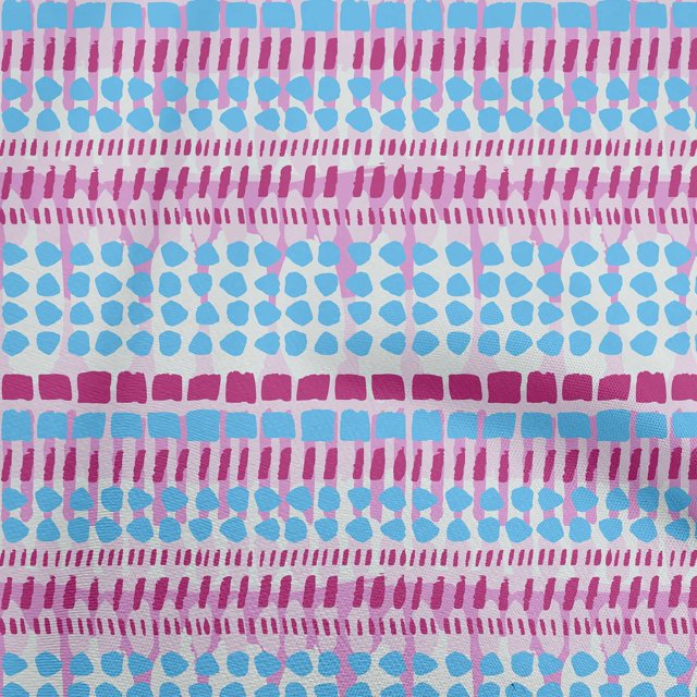 oneOone Velvet Light Blue Fabric Dot Craft Projects Decor Fabric Printed By The Yard 58 Inch Wide