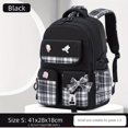 thumbnail image 1 of Cute & Lightweight Waterproof Bow Decor Casual Backpack - Large Capacity School Bag, 1 of 4