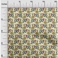 thumbnail image 1 of oneOone Polyester Lycra Fabric Leaves & Floral Block Print Fabric BTY 56 Inch Wide, 1 of 4