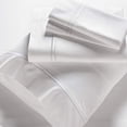 thumbnail image 2 of PureCare Éléments Rayonne Dérivée du Bambou Ensemble de Draps 3 Pcs, Lit Simple, Blanc, 2 of 4