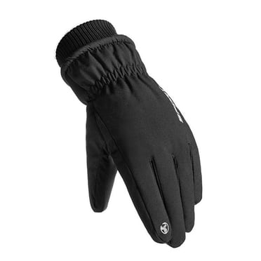Penkiiy Gants d'Hiver pour Hommes Gants de Cyclisme Écran Coupe-Vent Gants de Ski Alpinisme Gants Noirs