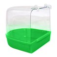 thumbnail image 1 of Bird Bath Box Parakeet Shower Caged Parrot Bathing Tub Accessory Bathing Tub Bathtub Shower Box Hanging Cage Decor 1pc, 1 of 8