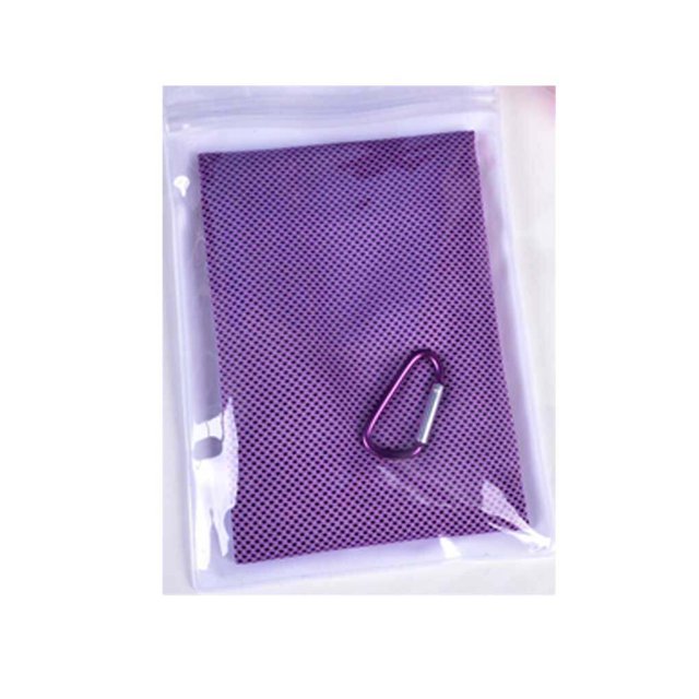 Serviettes Rafraîchissantes Absorption de la Sueur Gym Activités Extérieures Serviette Fraîche pour Course Natation Jogging Entraînement Fournitures de Vacances Violet