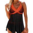 thumbnail image 4 of Gupgi Plus Size Swimsuits for Women 2 Piece Bathing Suits Tankini Top and Panties, 4 of 4