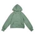 thumbnail image 3 of RXIRUCGD Chemise à Manches Longues pour Enfants Hommes et Femmes Col Rond, Vert, Taille : 140, 3 of 3