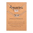 thumbnail image 1 of Iumwxz Twelve Constellation Necklace Bracelet Set Constellation Card Necklace, 1 of 1