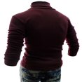 thumbnail image 3 of Pull d'Hiver Chaud en Coton Col Montant pour Hommes, 3 of 5