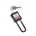 thumbnail image 2 of PL38-KD 38 mm PVC Curved Safety Lockout Lockout Padlock Padlock Black, 2 of 8