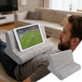 thumbnail image 2 of Fareti Support d'Oreiller pour Tablette, Support Ipad à Angles de Vision Multiples pour les Genoux, le Lit et le Bureau, Coton, 2 of 4