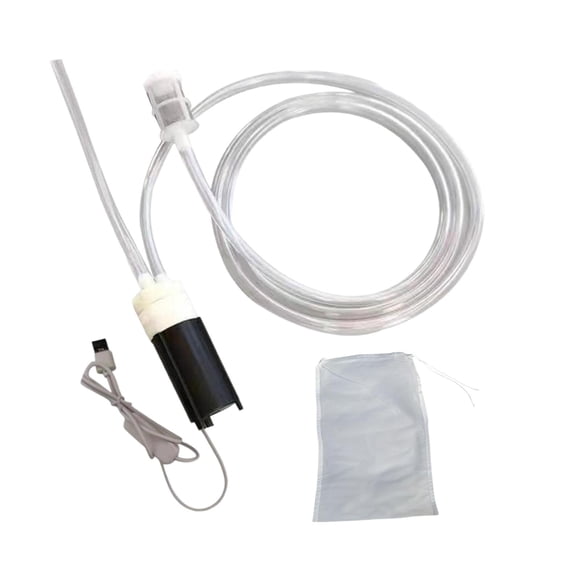 jifeng Electric Pump Brew Siphon Pump Powerful with Silicone Tube Portable Easy to 1.5M Silicone Tube