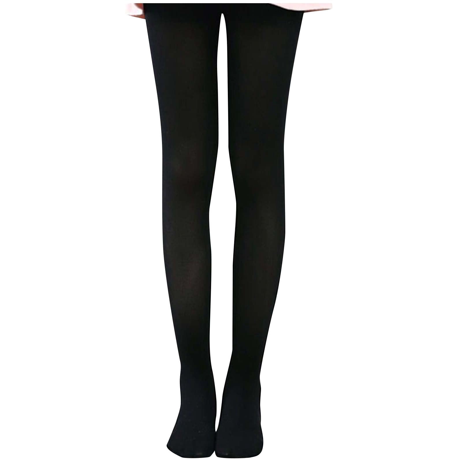 CHGBMOK Collants de Danse en Velours Transparent pour Femmes, Blanc, Grande Taille