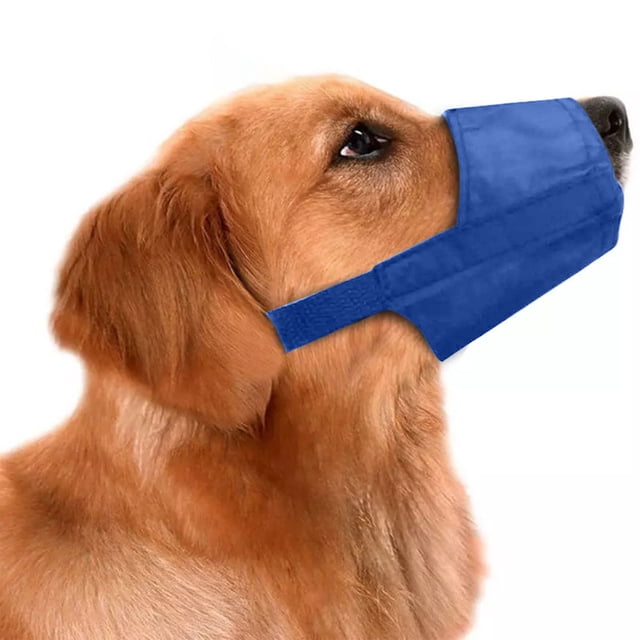 Breathable Mesh Dog Muzzle for Biting and Barking Control with Quick Release Adjustable Strap for Secure Outdoor Training and Grooming Activities