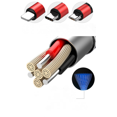 thumbnail image 2 of YSTINNG 3-in-1 5A Multi Fast Charging Cable, ,Compatible with Android, iPhone, and other devices. A311-001, 2 of 5