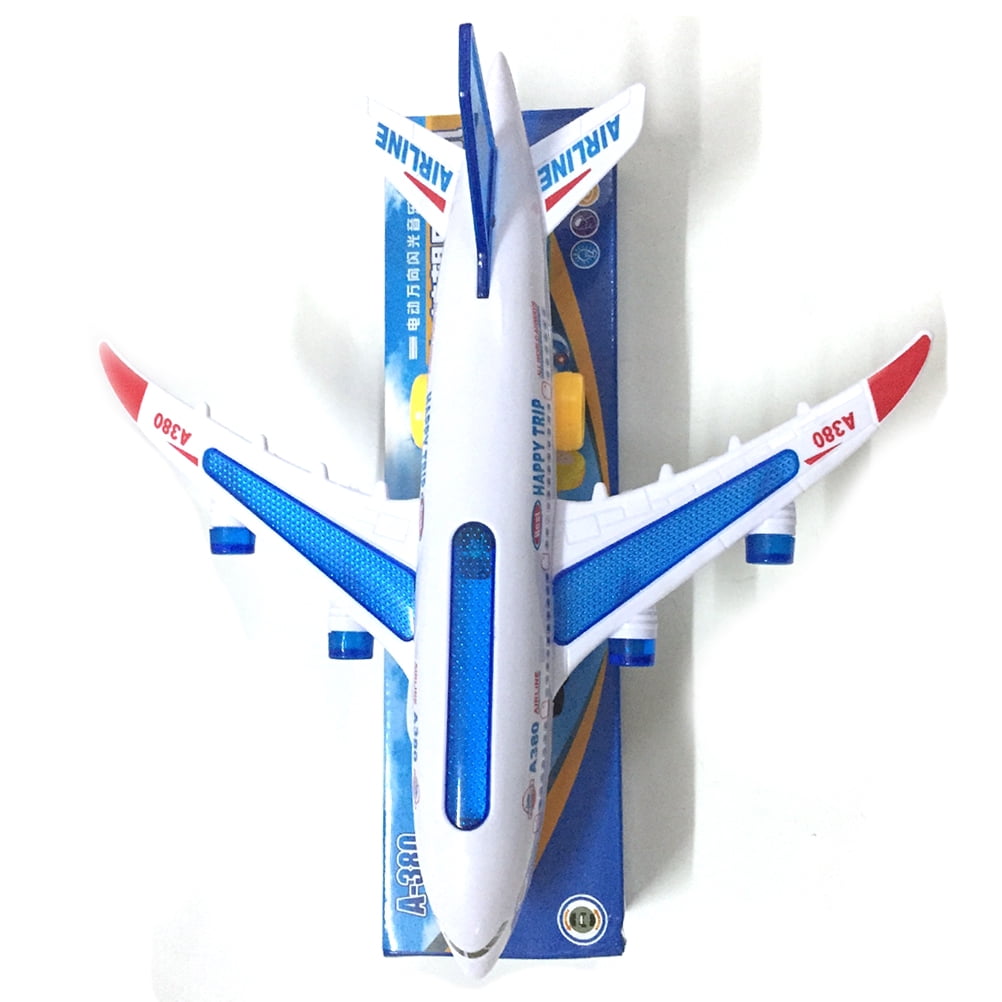 Xinrongda Avion pour Enfants avec Lumières et Sons, Jouet Rotatif à 360°, Cadeau pour Garçons et Filles (Bleu Xinrongda Avion pour Enfants avec Lumières et Sons, Jouet Rotatif à 360°, Cadeau pour Garçons et Filles (Bleu
