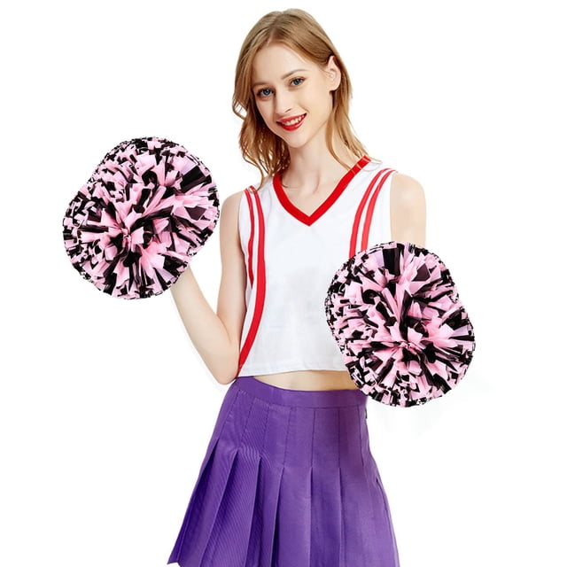 BKER Cheerleading Handheld Colorful Flower Event Sports Performance Activities Cheering Supplies Lightweight Handle Design Anti Slip Off