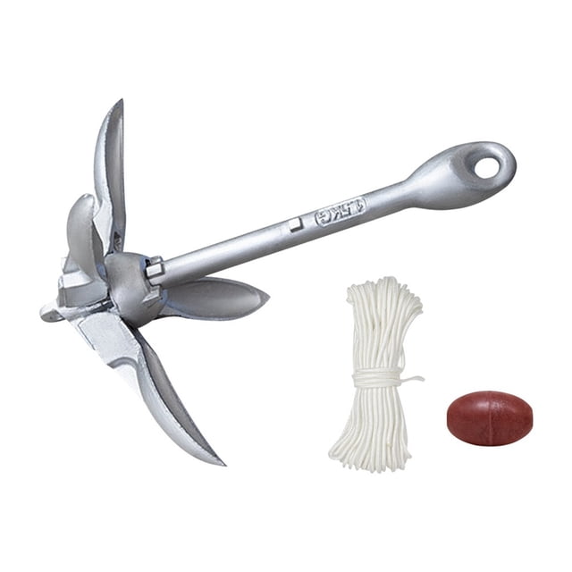 0.7/1.5KG Boat Anchor With 65ft Marine Rope And Buoy Anchor Marine Anchor For Canoes Paddle Boards ,Long Lasting
