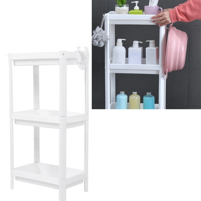 Bathroom Tower Shelf, Light Duty Freestanding Shelving Unit Storage Rack For Home Garage Basement Laundry
