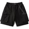 thumbnail image 1 of Diufon Men's Athletic Shorts Drawstring Waisted Outdoor Sport Shorts Spring Summer Hiking Shorts with Pockets, 1 of 5